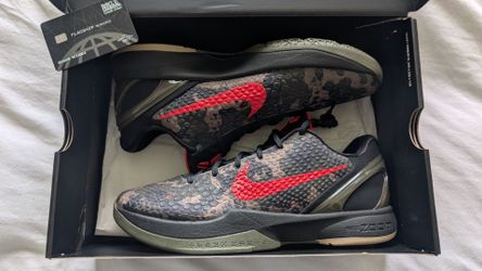 Kobe 6 Protro Italian Camo Size 11