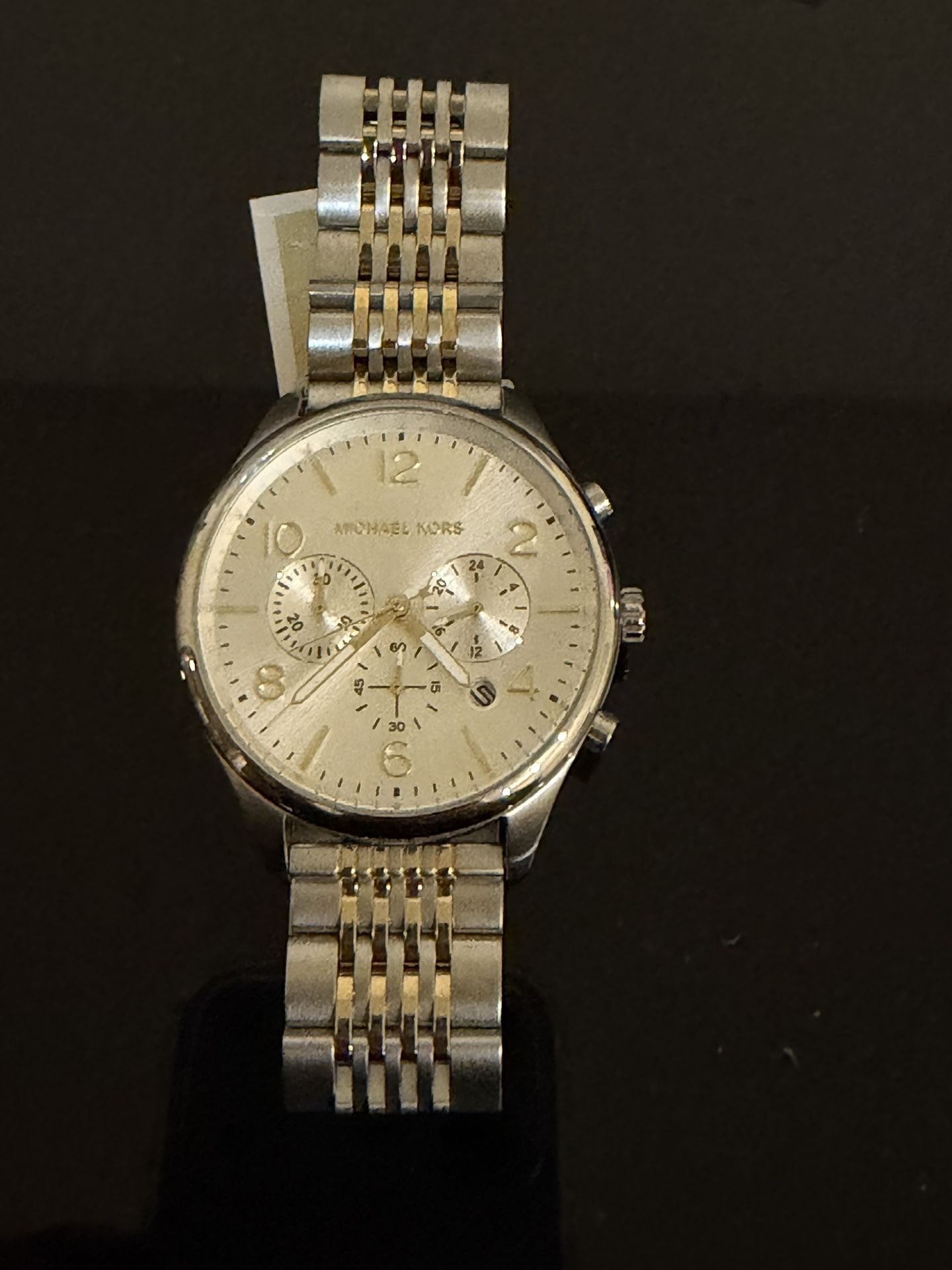 Michael Kors Men’s Chronograph Watch – Silver/Gold