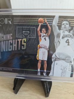 Lakers Luke Walton Certified Autograph Card