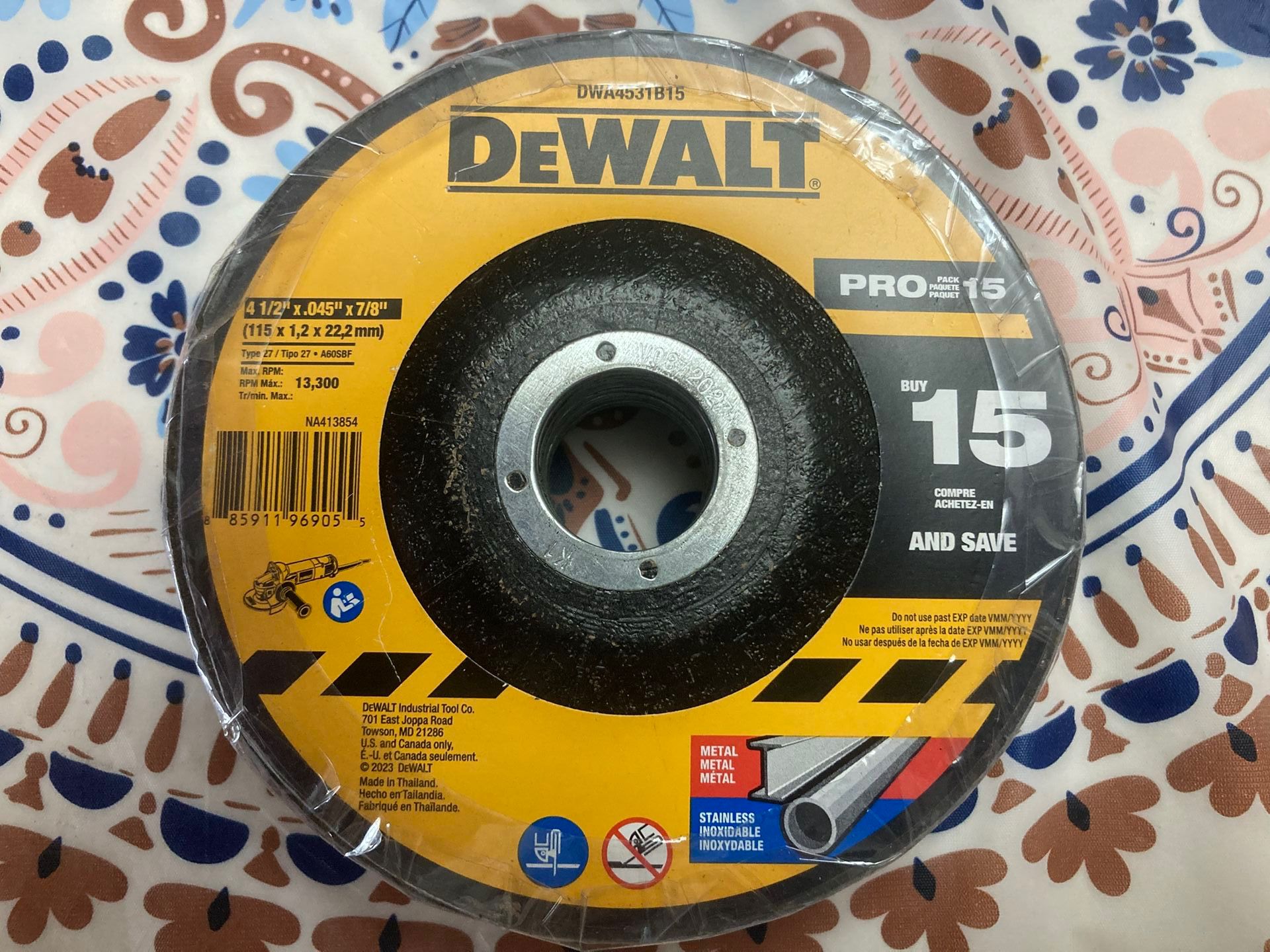 DeWalt Cutting Discs