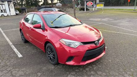 2014 Toyota corolla LE