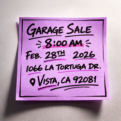 Garage sale