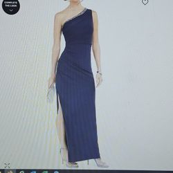 Women One Shoulder Dress