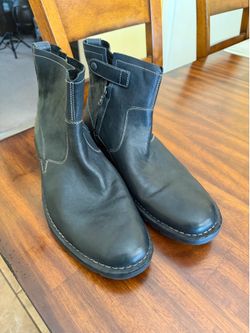 John Varvatos USA Star Driggs Black Leather Chukka 12M Boots