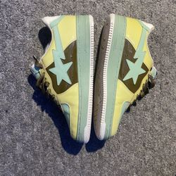 BAPE Bapesta #2 Brown/Beige/Mint Green