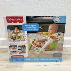 Fisher Price Kick and Play Deluxe Sit Me Up Baby Seat with Piano Toy