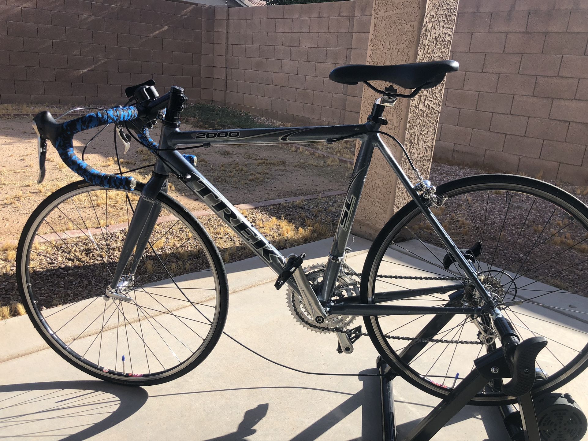 Beat the Heat Indoor Exercise Kit: Trek Road Bike With Bike Trainer