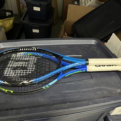 Two tennis rackets - lightly used