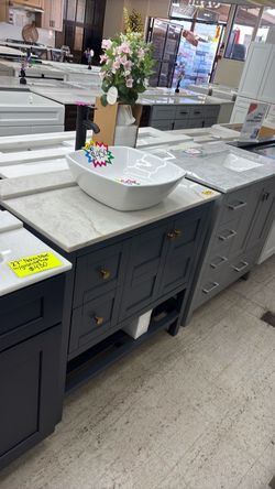 36” sink vessel bathroom vanity