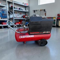 Sears Craftsman 15 Gallon 5 HP Air Compressor (240V) Max 125 PSI Works Great!