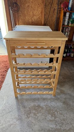 Bamboo wine rack