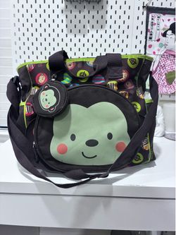 Monkey diaper bag