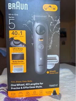 BrAun trimmer Kit Shaver (all in one series —5)