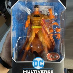 McFarlane Toys DC Multiverse Batman (Orange Suit ) Platinum Edition New 2025 HTF