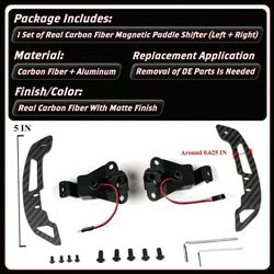 BRAND NEW LEXUS IS RC NX Toyota 86 Subaru BRZ Real Carbon Fiber Replacement Magnetic Paddle Shifter
