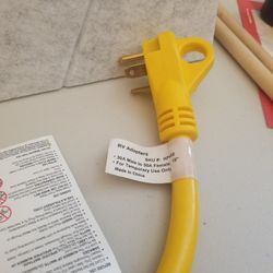 RV adapter 30A male to 50A female