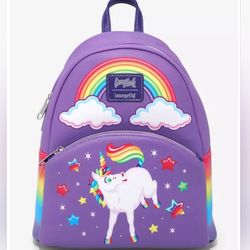 Loungefly Lisa Frank Unicorn Rainbow Backpack 