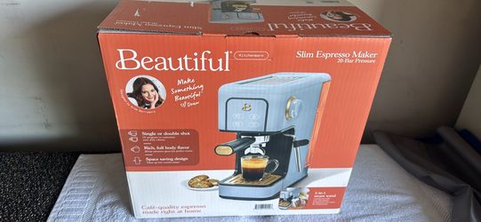 Beautiful slim espresso maker