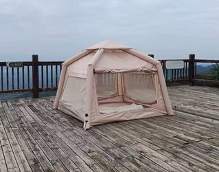 Inflatable Glamping Tent with Hand Pump