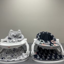 Fisher-Price Portable Baby Chair Sit-Me-Up Floor Seat with Snack Tray