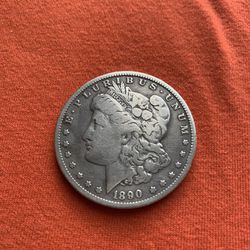 1890 Morgan Silver dollar