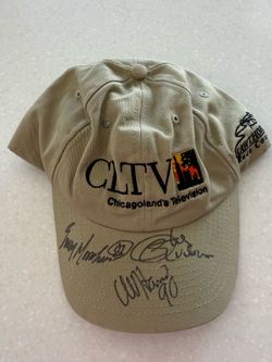 Chicago Bears Autographed CLTV Hat – Emery Moorehead, Otis Wilson & Al Harris #90 | Super Bowl XX Era