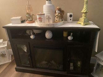 Electric Fireplace TV Stand / Console – $175