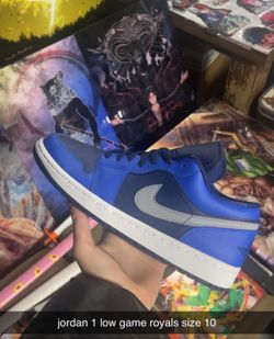 jordan 1 low game royal size 11.5W/10M