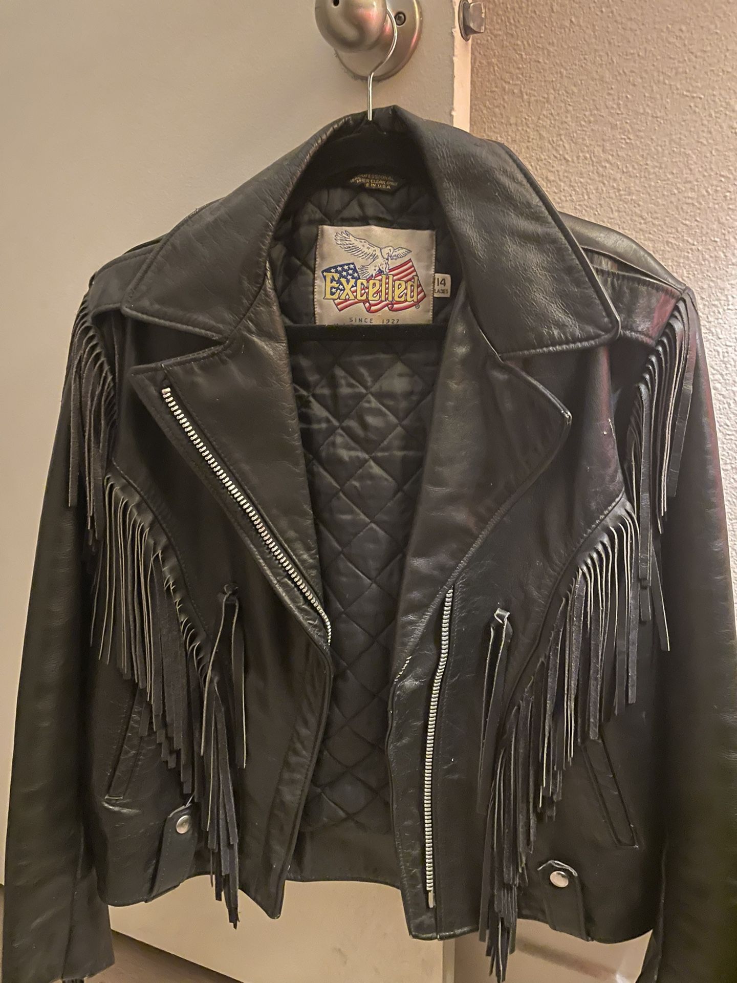 Fringe Leather Jacket