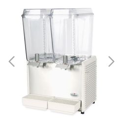 NEW Crathco D25-4 Refrigerated Drink Dispenser w/ (2) 5 gal Bowls