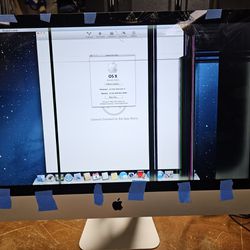 27" Apple iMac Desktop PC - Cracked Screen