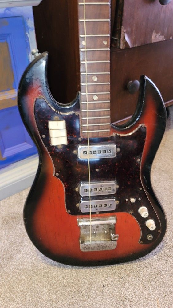 60's Conrad Bison Barritone Guitar - Matsumoku MIJ