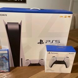 Brand New Console Disc Version 1 Game + 1 Controller Bundle