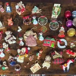 Christmas Ornaments many vintage $20 for all