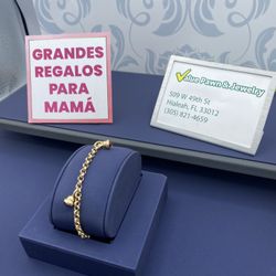 14k Yellow Gold Bracelet For Women