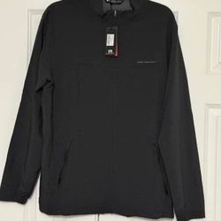 NEW GOLF JACKET Travis Mathew Valley View Heather Black Size LARGE