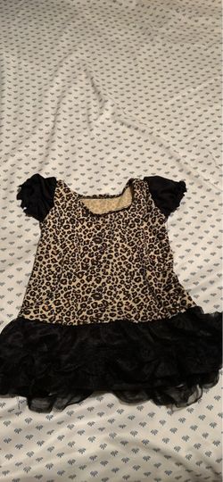 2t girls leopard costume