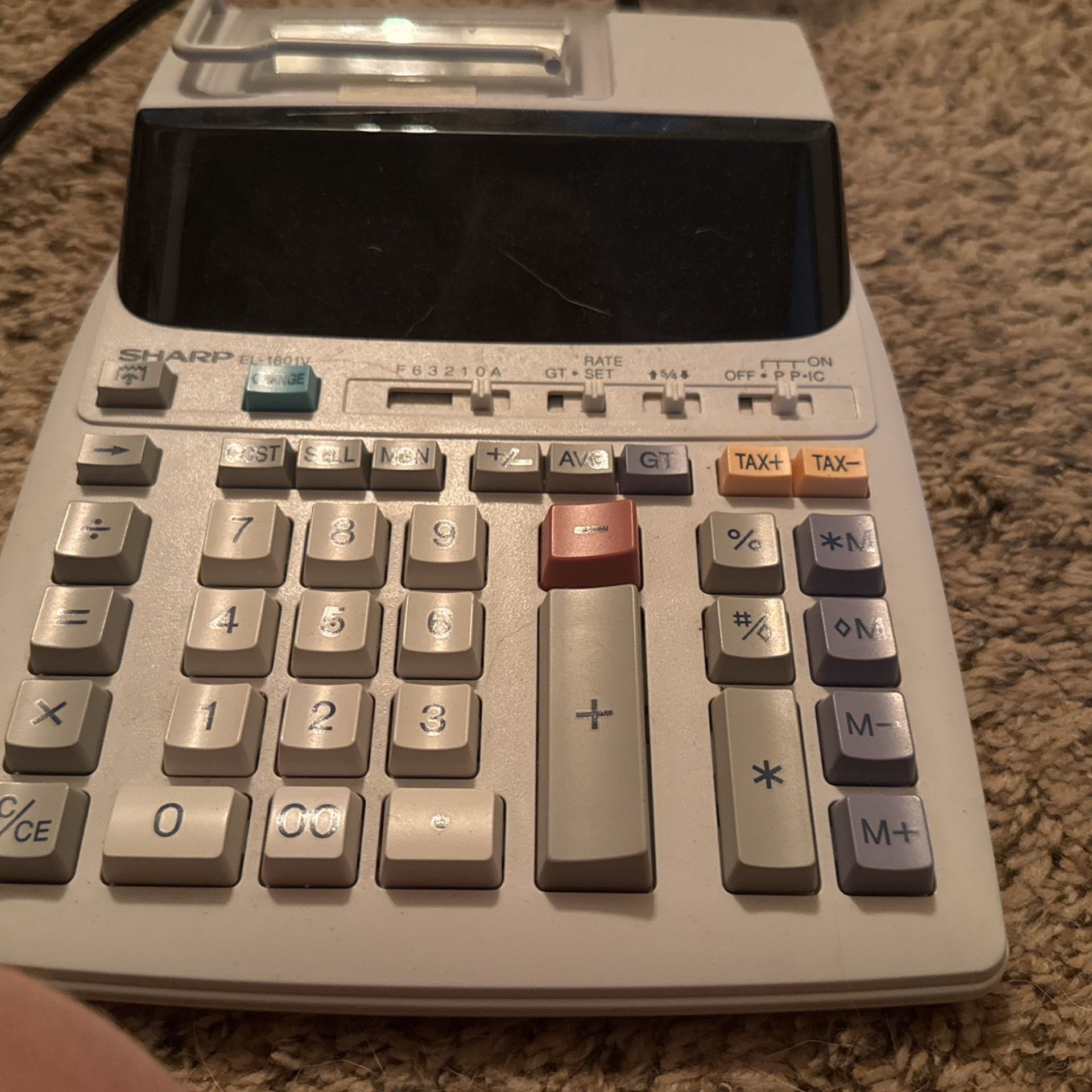 Sharp Ten Key Sharp El – 1801V 10 Key, Electric Calculator for Sale in Olympia, WA ...
