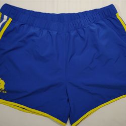 Adidas Boston Marathon Qualifier Men’s Marathon 10 Running Shorts Blue Yellow XL