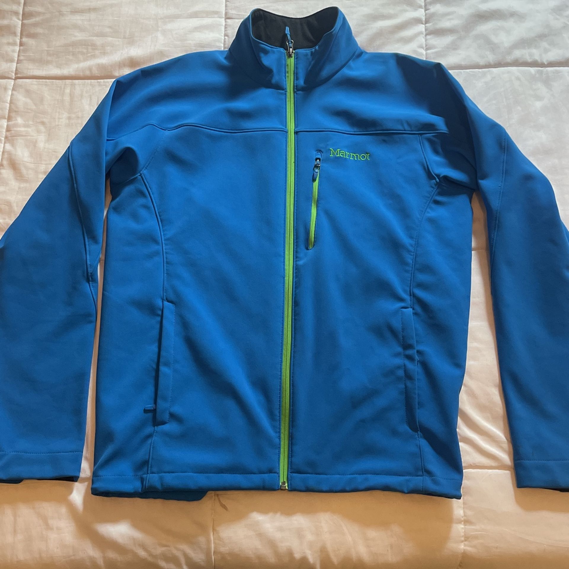 New Mens L Marmot Cobalt Blue Trango Jacket