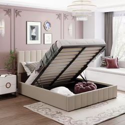 Queen Storage Bed With Mattress