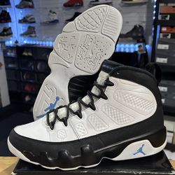 AIR JORDAN 9 RETRO UNC SIZE 9