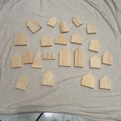 Unfinished Wood Houses 3/4 Inch Thick For Decorating 