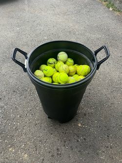 10” softballs.