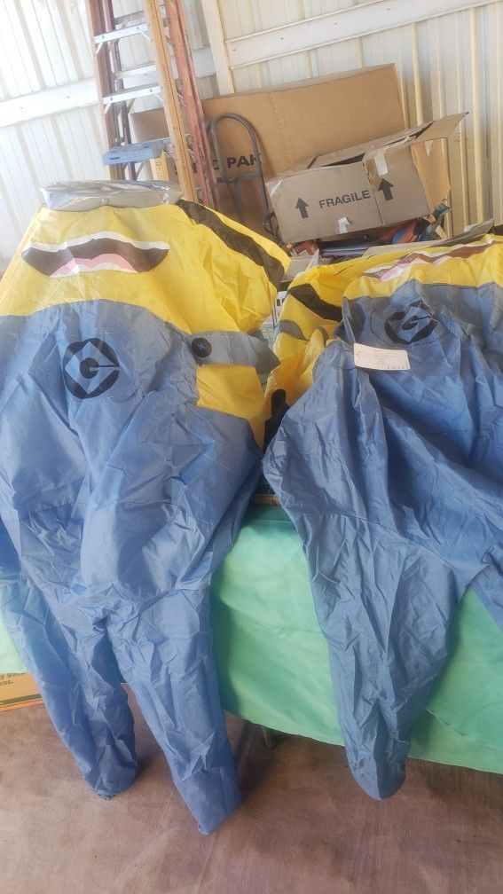 Minon Blow Up Adult Costume Brand New