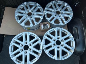 2024 Toyota Tundra OEM 18” Wheels – Set of 4 + OEM Lug Nuts