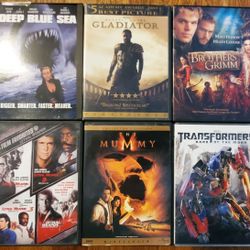 Action/Adventure Movie DVD Lot