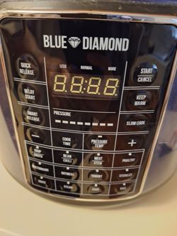 Blue diamond pressure cooker