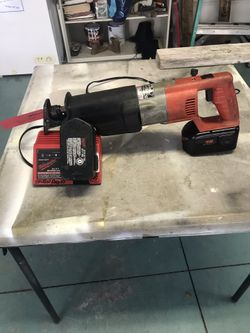 Milwaukee 18 volts cordless Sawzall