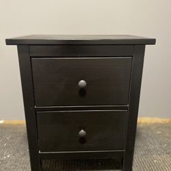 Petite Nightstand Bedside Table 2 Drawers